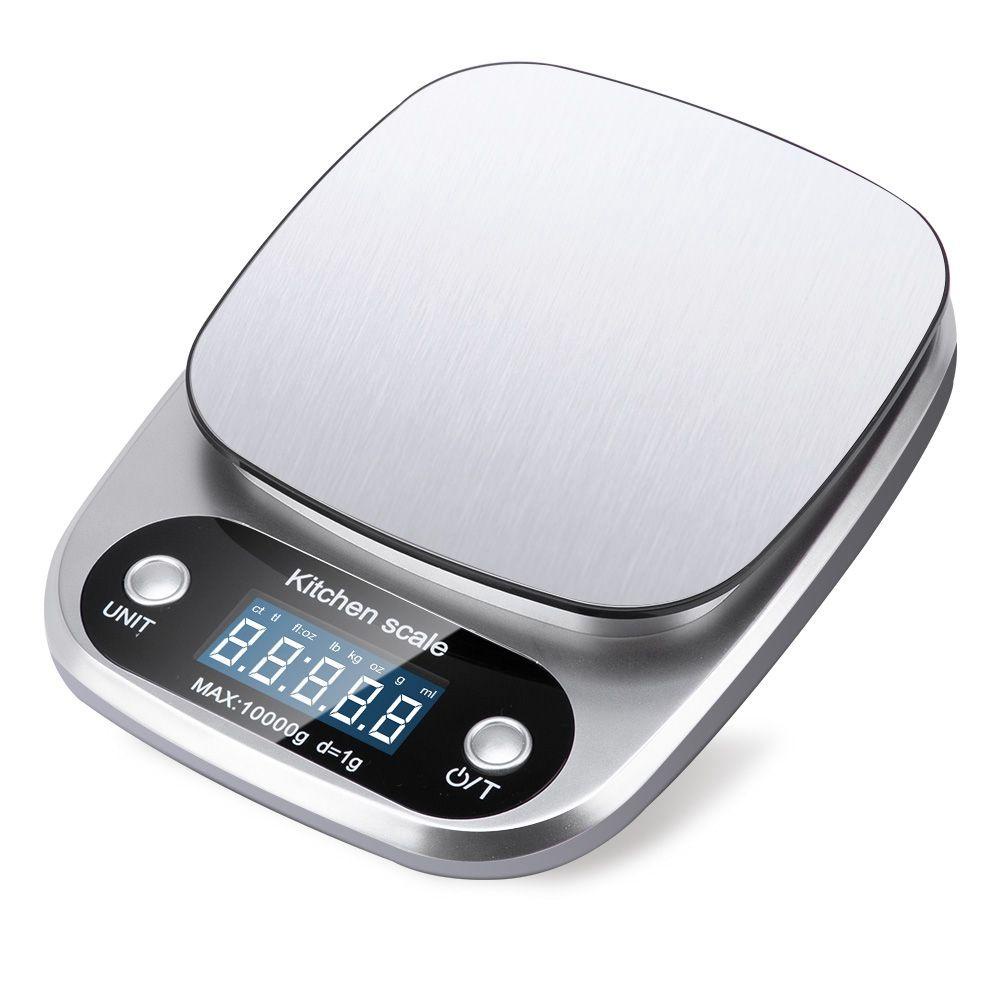 AUGUSTINA Cân Điện Tử Chất Liệu Thép Không Gỉ Có Màn Hình LCD