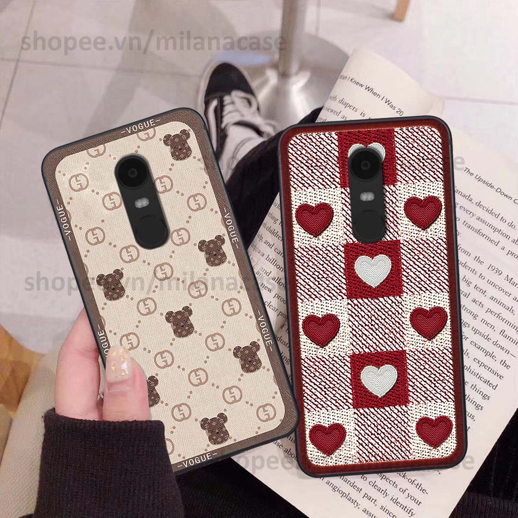Ốp Xiaomi Redmi Note 4/ Note 4x / Redmi 5 Plus hình trái tim be love tình yêu siêu đẹp, cá tính, thời trang