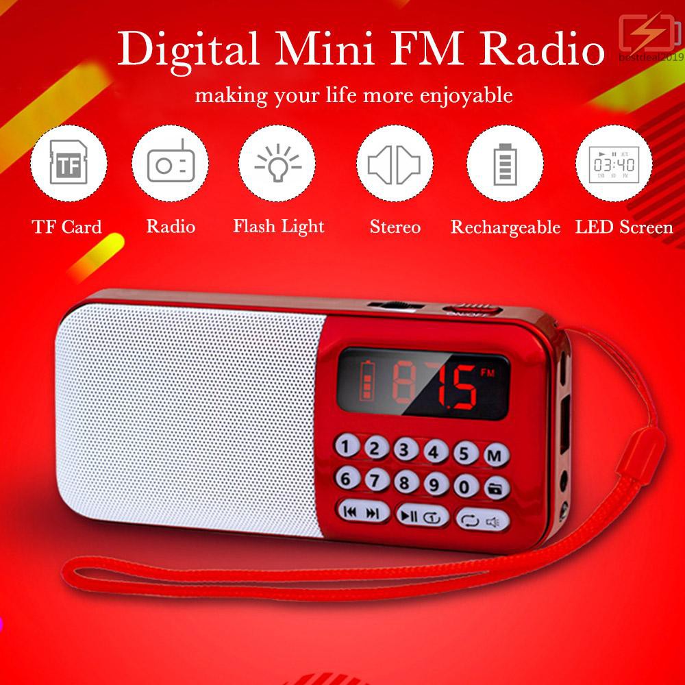 Loa Nghe Nhạc Mp3 Không Dây Hỗ Trợ Thẻ Tf / Usb / Đài Fm Có Thể Sạc Lại Kèm Tai Nghe