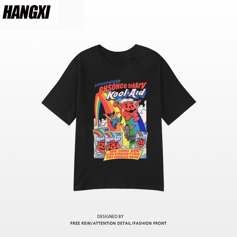 NRVP Áo Thun Tay Ngắn Cổ Tròn Thời Trang Mùa Hè Phong Cách Hàn Quốc 2022 Cho Nam Và Nữ