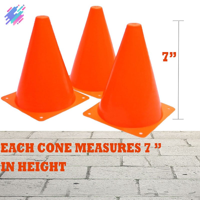 Bộ 12 cọc tiêu giao thông lái xe dành cho nữ 18cm