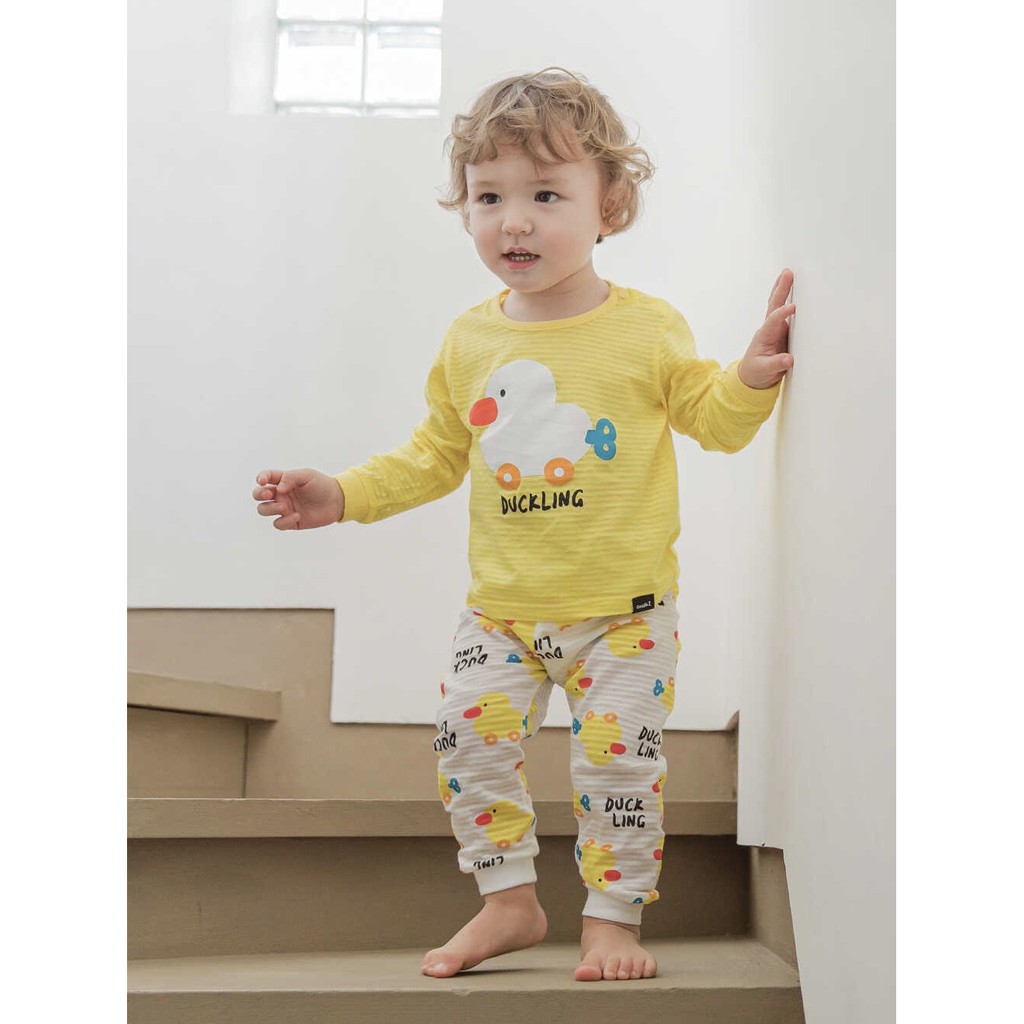 BỘ DÀI TAY CAO CẤP BÉ TRAI CỦA HÃNG CORDII, CHẤT COTTON GIẤY ORGANIC, CON VỊT