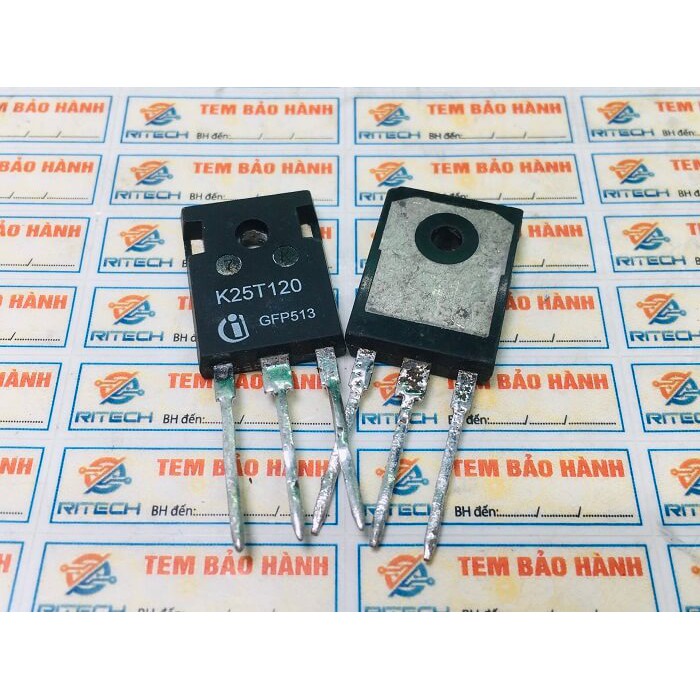 [Combo 3 chiếc] K25T120, IKW25N120T IGBT 25A/1200V TO-3P Tháo Máy