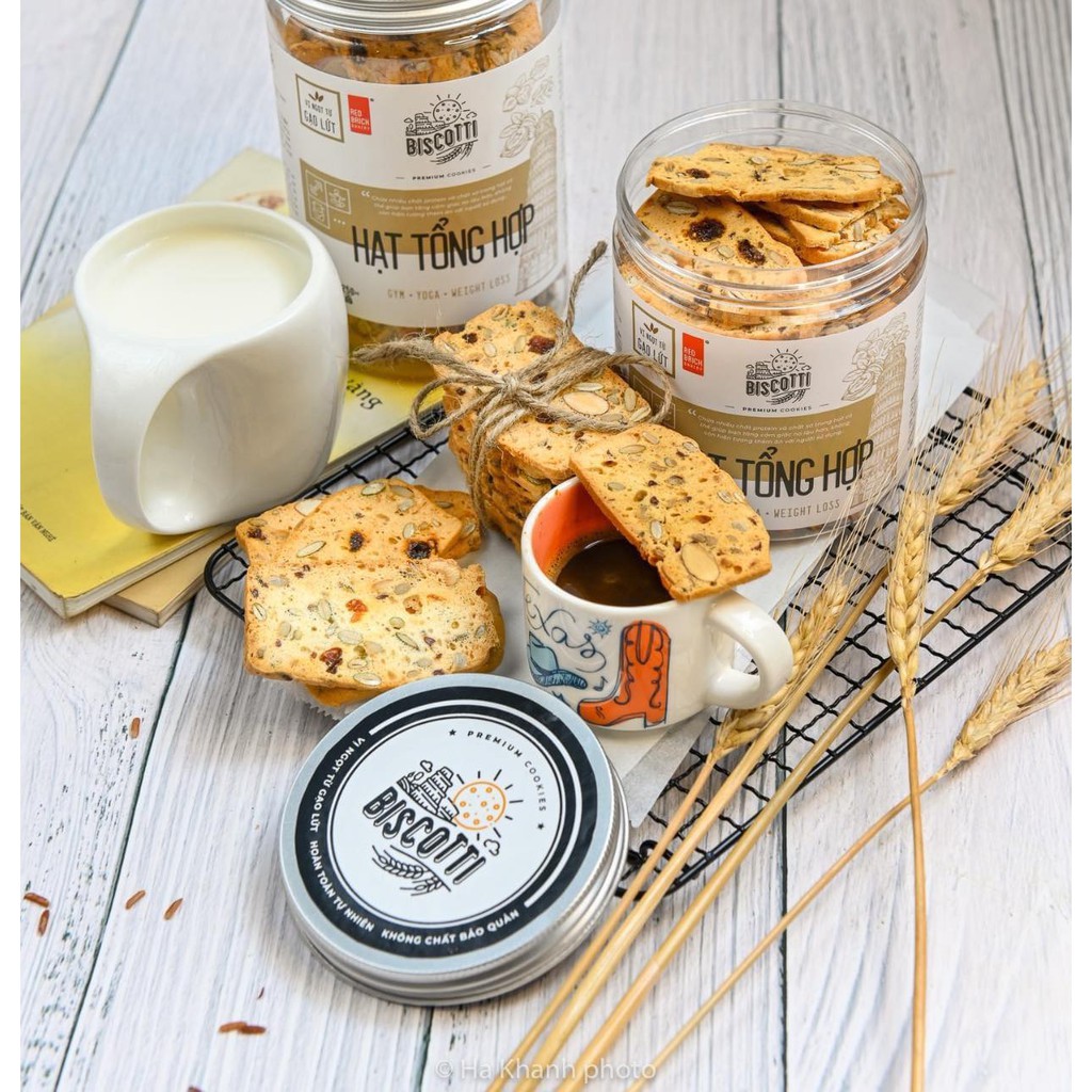 Bánh ăn kiêng BISCOTTI Hỗ Trợ Giảm Cân, Dành Cho Người Tiểu Đường hộp 250g