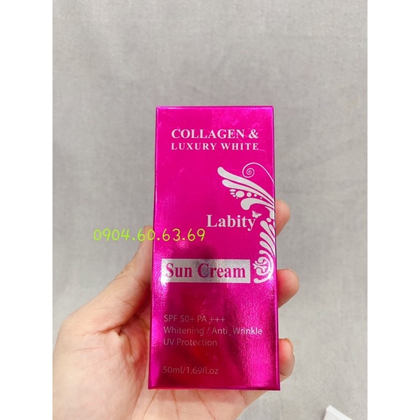 Kem Chống Nắng LABITY Collagen Sun Cream Nâng Tone Hàn Quốc 50ml