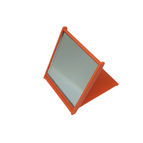 Gương trang điểm-kiếng soi mặt hình vuông xếp(7x7cm)