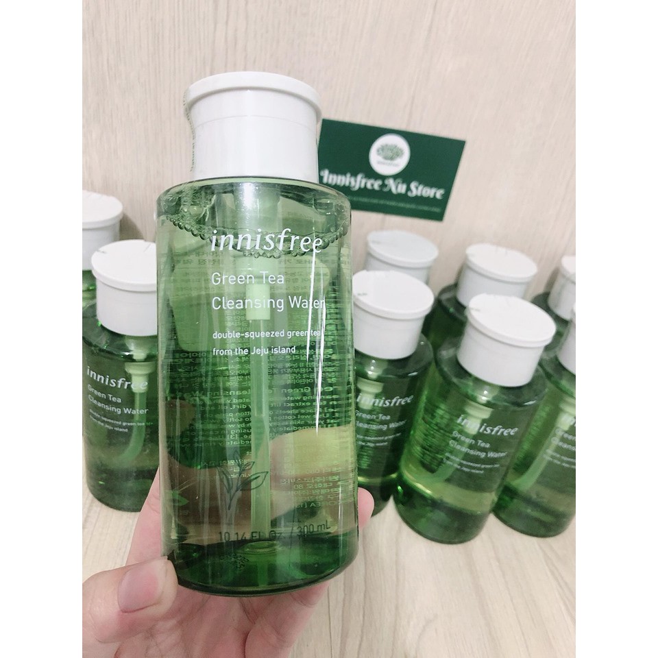 Nước Tẩy Trang Từ Trà Xanh- Innisfree Green Tea Cleansing Water (Mẫu 2019).