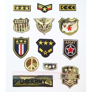 Sticker vải bộ army quân đội