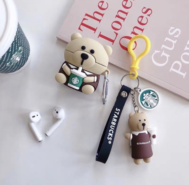 Case Airpod 1/2/Pro gấu starbuck