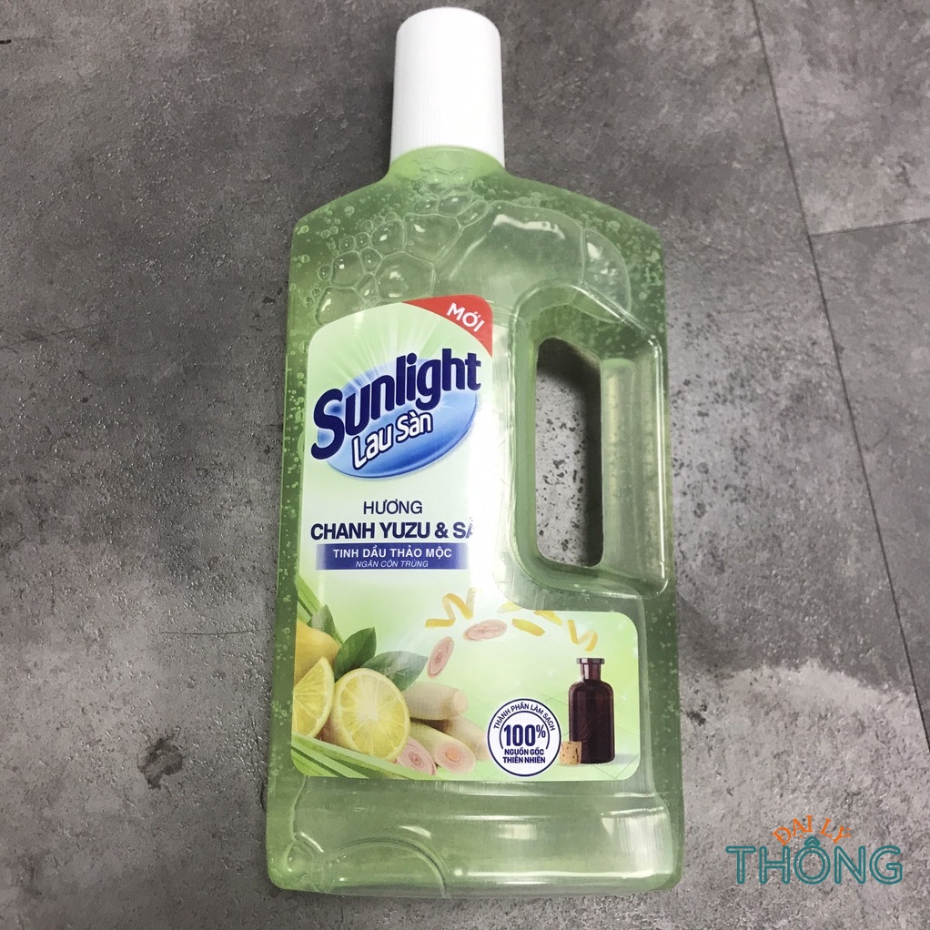 Nước lau sàn Sunlight hương Hoa Lily / Hoa diên vĩ / thiên nhi﻿ên / Bạc hà / Chanh sả 997ml / 897ml