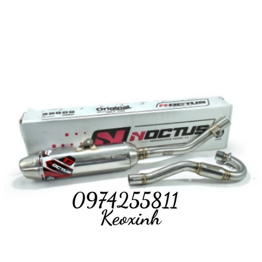 Pô Norifumi Noctus T3 Stainless fullsystem cho WR155 nhập khẩu indo