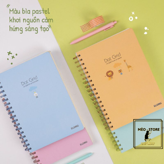Sổ lò xo kép B5 ruột chấm DOT GRID 200 TRANG Klong Ms 960