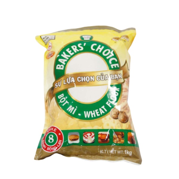 Bột làm bánh bông lan Bakers Choice số 8 gói 1kg