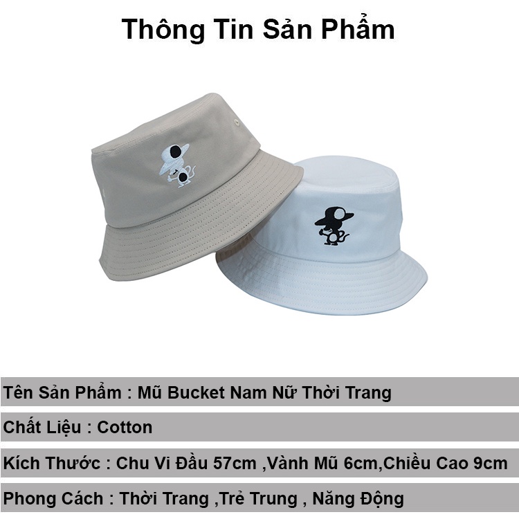 Mũ bucket HALA nón tai bèo vành cụp nam nữ thời trang unisex phong cách trẻ trung năng động