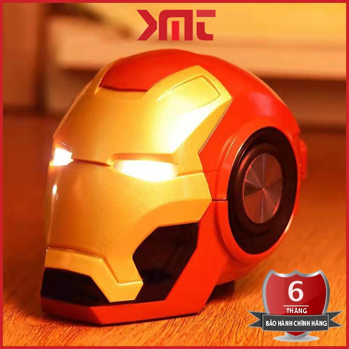 Loa bluetooth iron man âm bass trầm và trong mắt có đèn LED siêu đẹp có hỗ trợ cổng AUX Store