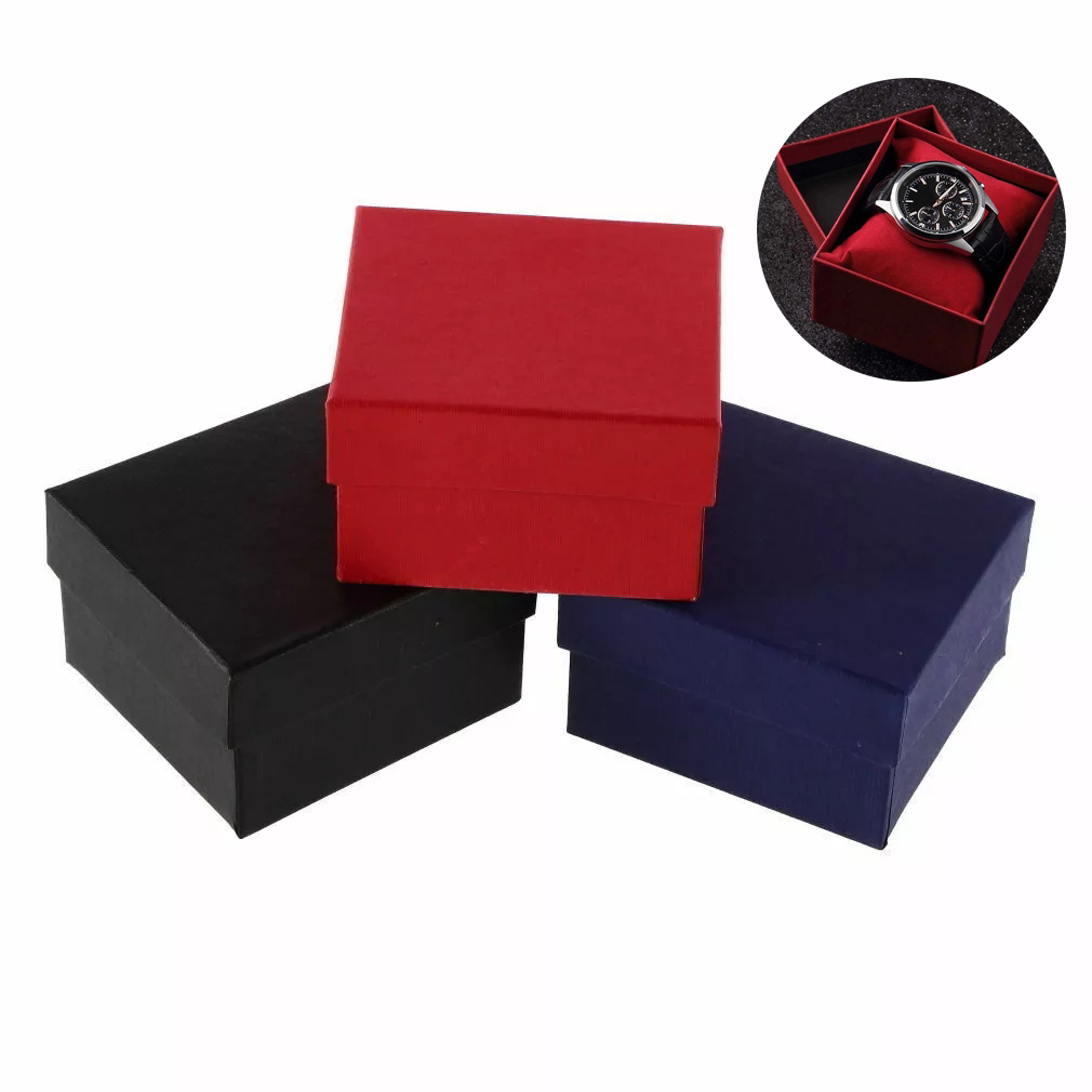 Hộp Các Tông Mini Hình Chữ Nhật Để Đựng Đồng Hồ Trang Sức Tiện Dụng