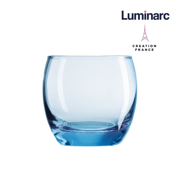 Bộ 6 Ly Thủy Tinh Luminarc Salto Blue 320ml - Loại Thấp BOL1584 | Phân Phối Chính Hãng