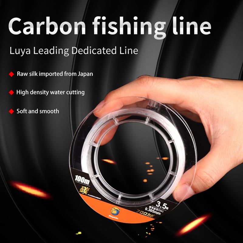Bingolife Cuộn Dây Câu Cá Bằng Sợi Carbon Fluorocarbon Cao Cấp 100m