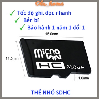 Thẻ nhớ micro sd 64gb 32gb 16gb 4gb class 10 cho camera hành trình điện thoại