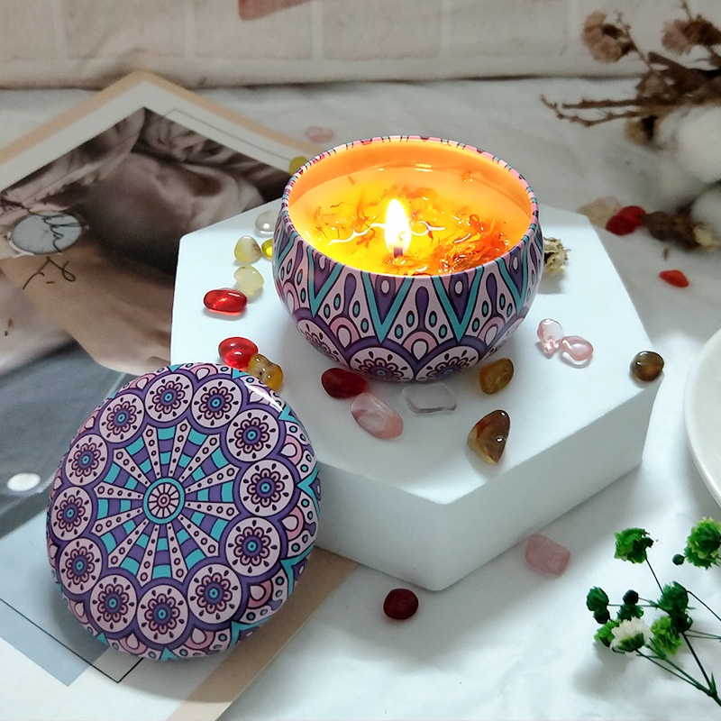 Nến thơm, sáp thơm tinh dầu thiên nhiên phong cách Bắc Âu, sáp thơm handmade thư giãn dễ ngủ - Gia dụng Homewares