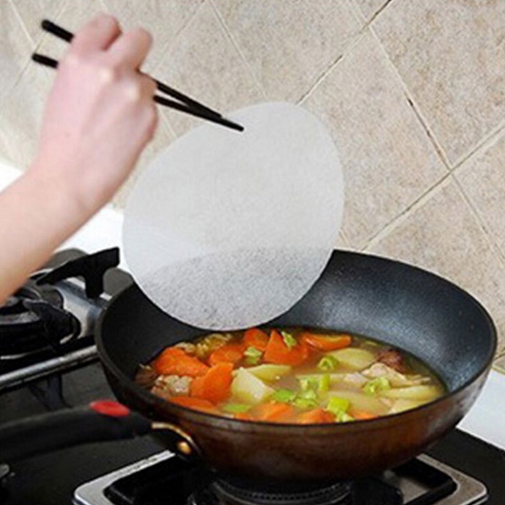 Bộ 12 Miếng Giấy Thấm Dầu Cho Thức Ăn Đường Kính 20Cm