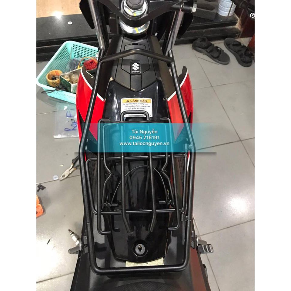 BAGA 10LI INOX CHO RAIDER/SATRIA XĂNG CƠ HOẶC FI