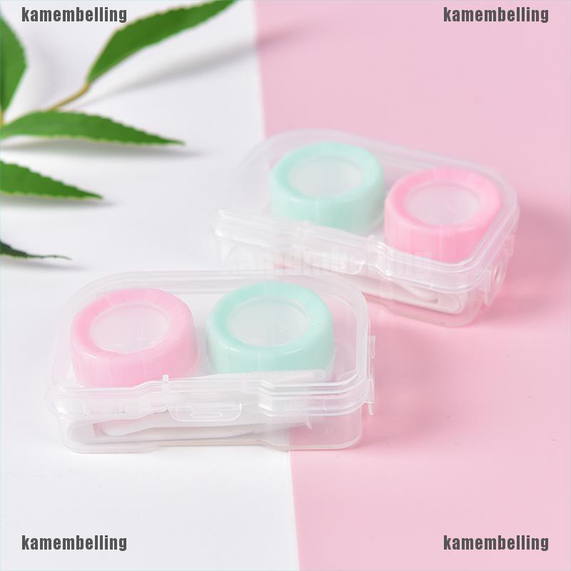 Hộp Đựng Kính Áp Tròng Thiết Kế Trong Suốt Nhiều Màu Sắc