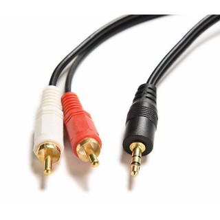 Dây cáp loa 3.5mm to AV 2 RCA Audio
