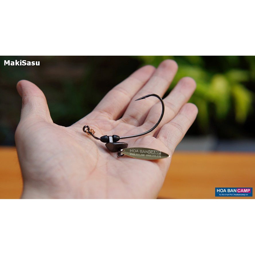 Lưỡi Worm Hook Decoy MakiSasu Blade | 2 chiếc/vỉ