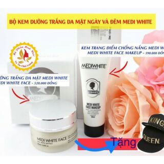 Bộ Kem Dưỡng Da Mặt Medi White Face Ngày Và Đêm