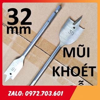 Mũi khoan khoét gỗ đuôi cá 32mm