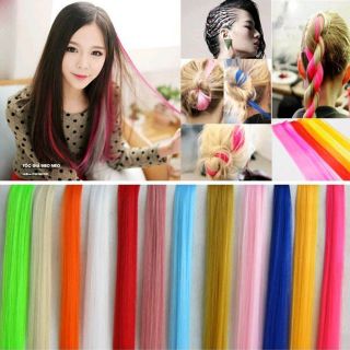 Tóc giả sợi light nhiều màu