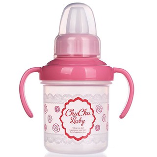 Cốc tập uống nước có núm 200ml ChuChu (bé trai)