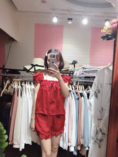 Bộ lụa tuyết cánh tiên