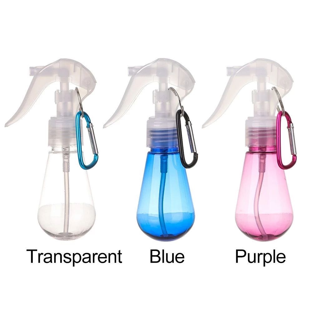 [SIÊU HOT] Bình xịt PET đựng nước rửa tay nước hoa đổ đầy nhỏ gọn có gắn móc khóa carabiner chọn màu
