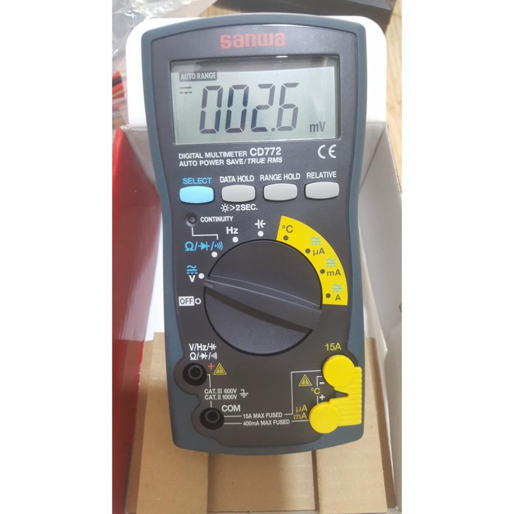 ETOOLS Đồng hồ đo điện vạn năng cao cấp chính hãng Sanwa CD772