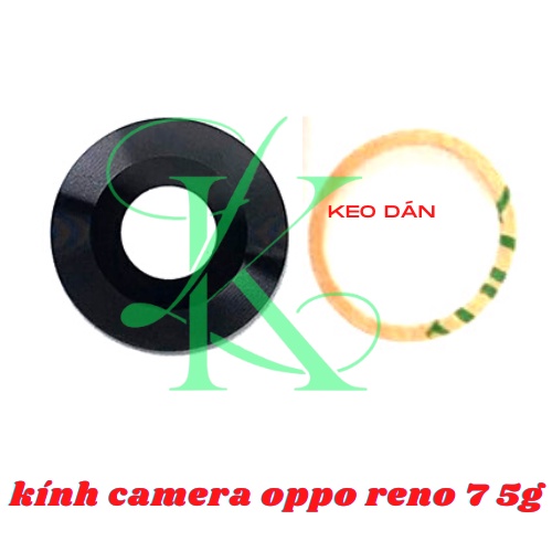 Kính camera oppo reno 7 5g kèm keo dán