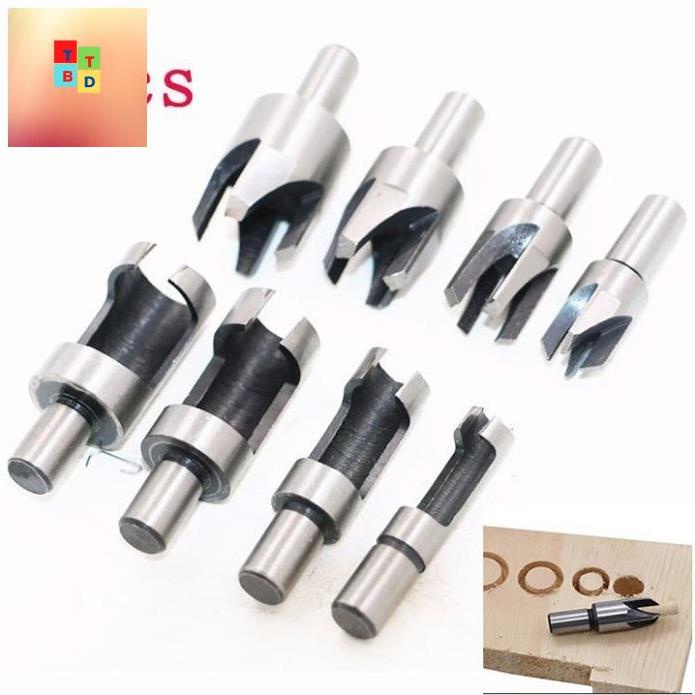 Bộ 8 mũi khoét lấy chốt gỗ