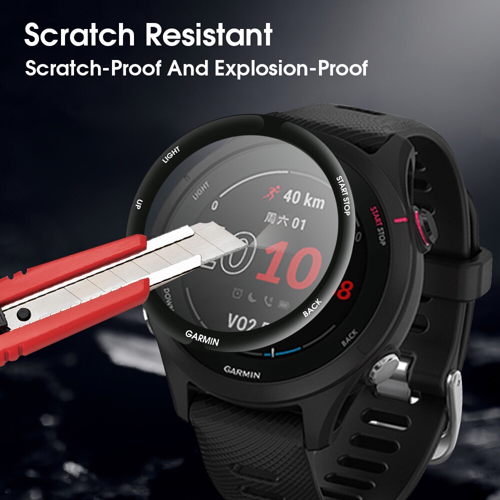 Dán màn hình cường lực dẻo 3D đồng hồ Garmin Forerunner 255 music 255s 265 265s 955 965 full màn hình SWASTORE