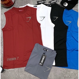 Áo ba lỗ nam body Gymshark Tanktop logo thêu cùng với chất vải thun trơn cực mịn cực mát