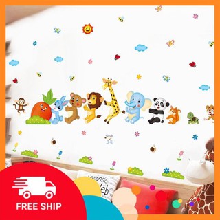 ⚡️𝗙𝗥𝗘𝗘𝗦𝗛𝗜𝗣⚡️ Decal dán tường Thú nhổ cà rốt số 2