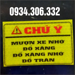 LOGO CẢNH BÁO PHẢN QUANG TEM CẢNH BÁO