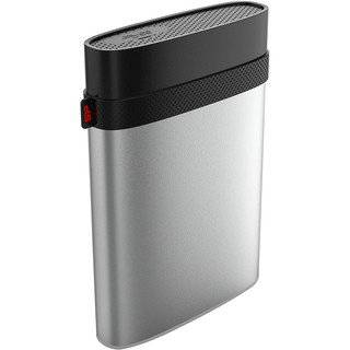 ( htt01 ) Ổ cứng di động 5TB Silicon Power chuẩn quân đội A85, chống nước, chống sốc, USB 3.1... màu bạc