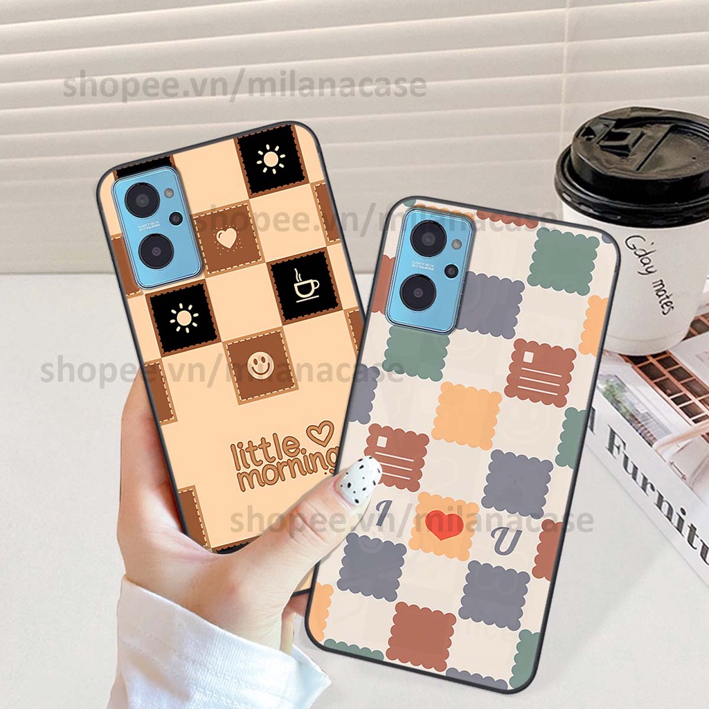 Ốp Realme 9i caro họa tiết nhiều màu sắc siêu đẹp thời trang cá tính