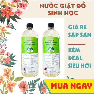 Nước giặt sinh học (CÓ ƯU ĐÃI), nước giặt hữu cơ, Quê Một Cục, 1 Lít