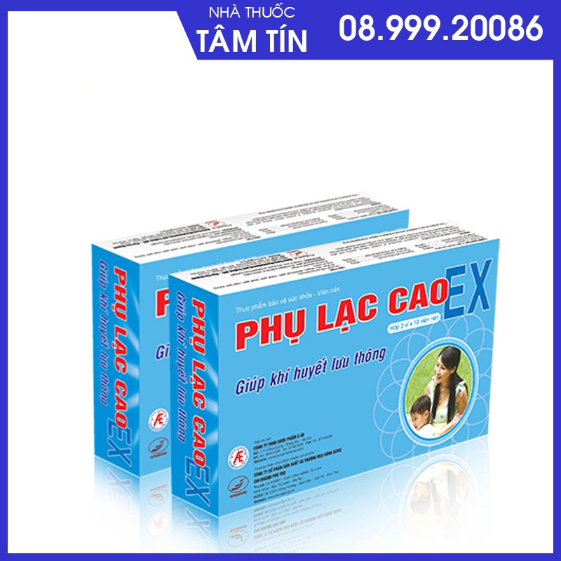 [CHÍNH HÃNG] Viên uống Phụ Lạc Cao Ex hộp 30 viên