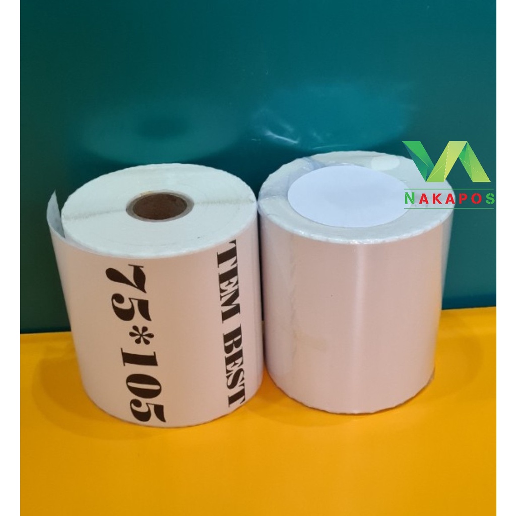 Giấy in đơn hàng BEST 75X105 mm in decal 75*105 in vận đơn DÁN ĐƯỢC không cần băng dính giấy in nhiệt 7,5x10,5
