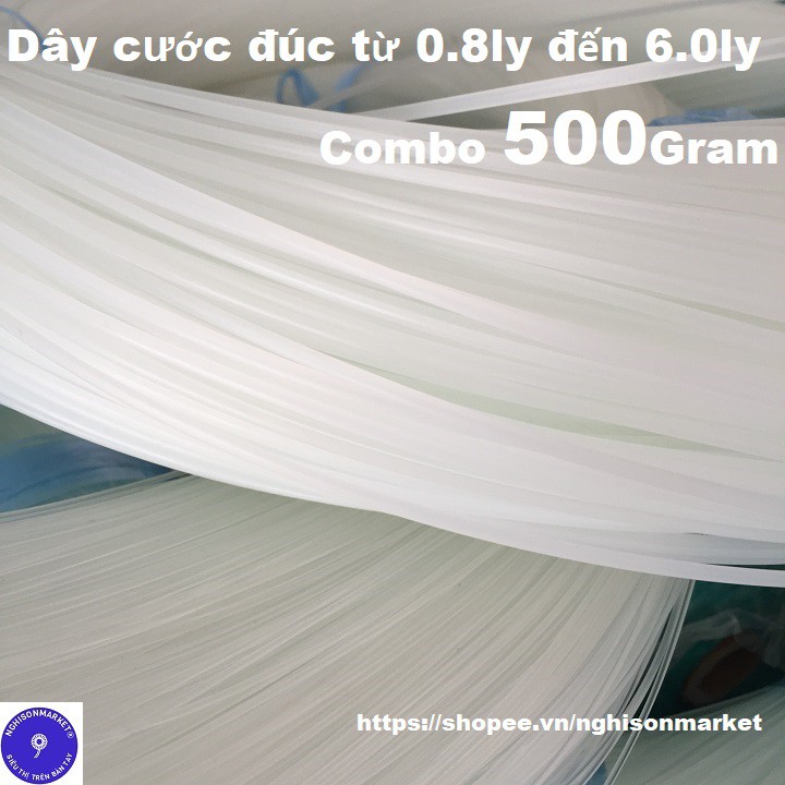 Combo 500g Dây cước đúc từ 1.0li đến 5li