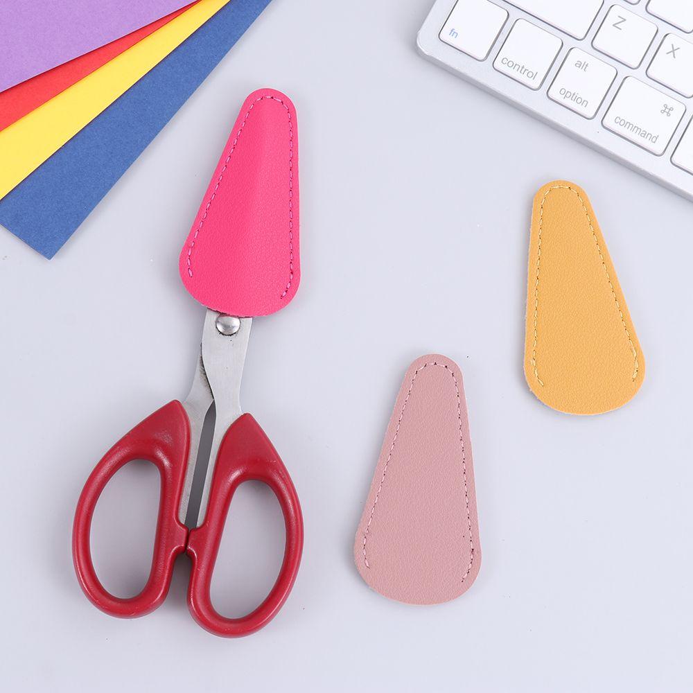 Vỏ Bọc Bảo Vệ Kéo DAPHS Bằng Da PU Thêu Họa Tiết DIY