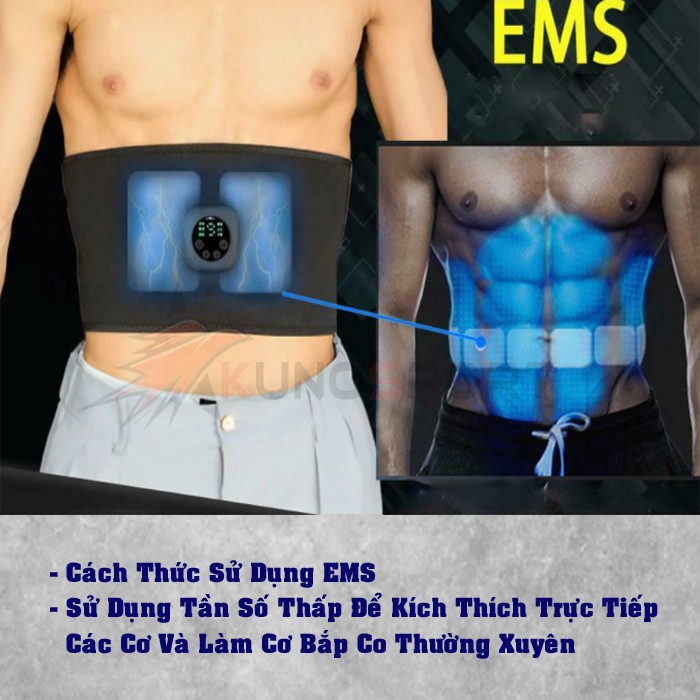 Máy Tập Thể Dục Đánh Tan Mỡ Bụng EMS Tạo Cơ Bắp Săn Chắc